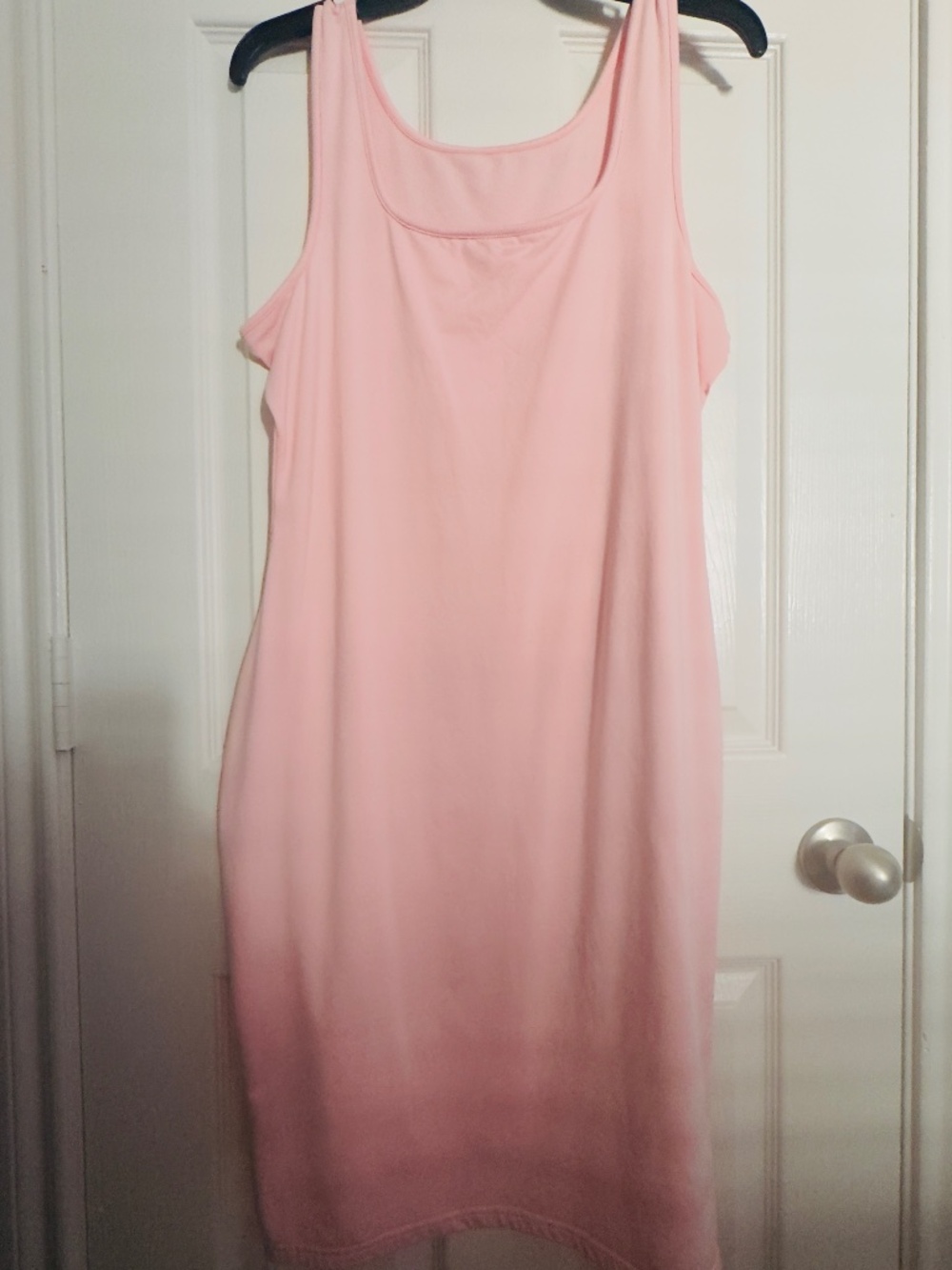 Lightweight Soft Pink Bodycon Tank Dress